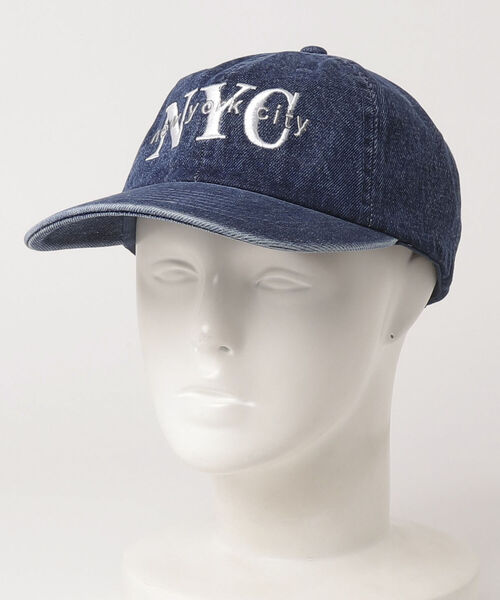 newhattan（ニューハッタン）の「【NEW HATTAN/ニューハッタン】NYC 刺繍ロゴ キャップ embroidery（キャップ・メンズ・オレンジ/オフホワイト/イエロー/ライトブルー/ネイビー/インディゴブルー/グリーン/ベージュ/ライトパープル/ベージュ系その他4/ブラック/チャコールグレー・FREE）」の22枚目の写真