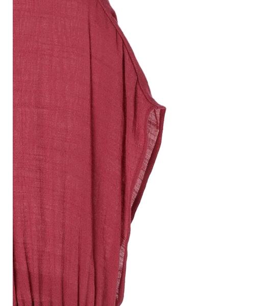 earth music&ecology（アースミュージックアンドエコロジー）の「フレンチスリーブチュニック（チュニック・レディース・ピンク系その他2/ライトベージュ/グリーン系その他4・FREE）」の7枚目の写真