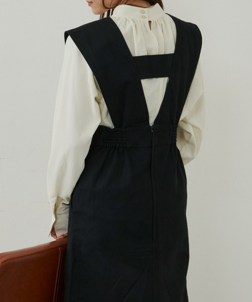 Aunt Marie's(アントマリーズ)の「ハイウエストジャンスカ(スカート・レディース・ブラック/アイボリー・FREE/S)」の2枚目の写真