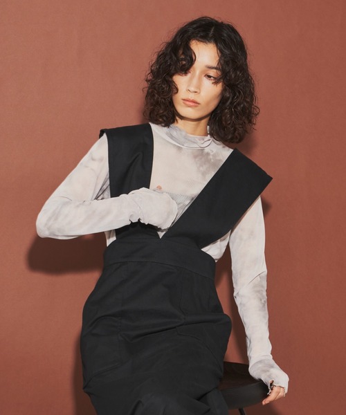 Aunt Marie's(アントマリーズ)の「ハイウエストジャンスカ(スカート・レディース・ブラック/アイボリー・FREE/S)」の9枚目の写真