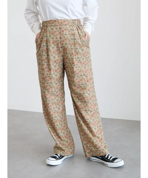 Green　Parks（グリーンパークス）の「モダン柄イージーパンツ（その他パンツ・レディース・ブラウン/レッド/ブルーグリーン・FREE）」の7枚目の写真