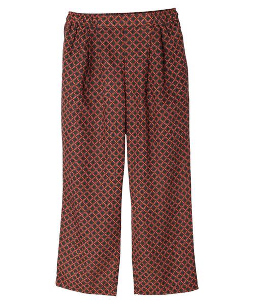 Green Parks(グリーンパークス)の「モダン柄イージーパンツ(その他パンツ・レディース・ブラウン/レッド/ブルーグリーン・FREE)」の18枚目の写真