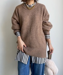 【新色追加】【WEB限定】BIGシルエットクルーネックプルオーバー