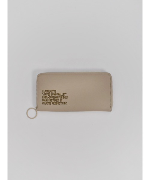 THEATRE PRODUCTS（シアタープロダクツ）の「LEATHERETTE “ZIPPED LONG WALLET”／長財布（財布・レディース・ブラック/グレー/イエロー・FREE）」の3枚目の写真
