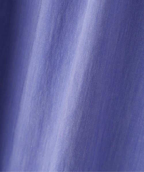 N.（N. Natural Beauty Basic）（エヌエヌナチュラルビューティーベーシック）の「◆ラッフルネックショルダータックブラウス（シャツ/ブラウス・レディース・ブルー系その他/ダークブラウン/クリーム・MEDIUM）」の18枚目の写真