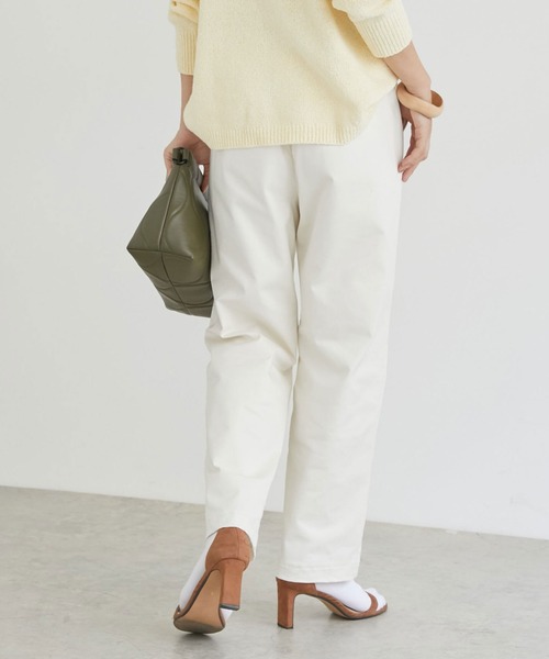 Doux archives（ドゥアルシーヴ）の「チノストレッチベイカーパンツ（チノパンツ・レディース・ネイビー/アイボリー/ブラウン・LARGE/MEDIUM/SMALL）」の13枚目の写真