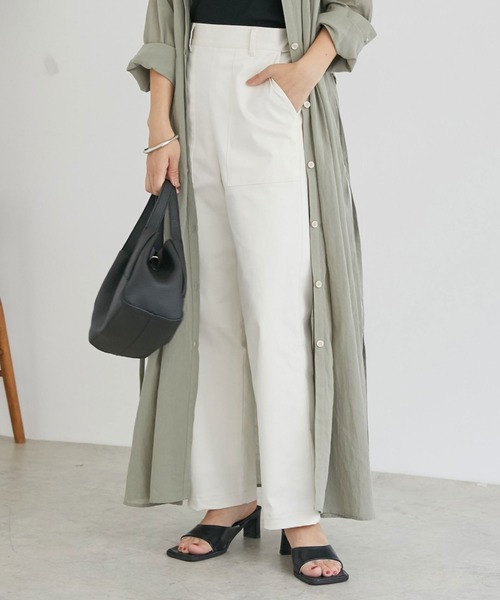 Doux archives（ドゥアルシーヴ）の「チノストレッチベイカーパンツ（チノパンツ・レディース・ネイビー/アイボリー/ブラウン・LARGE/MEDIUM/SMALL）」の14枚目の写真