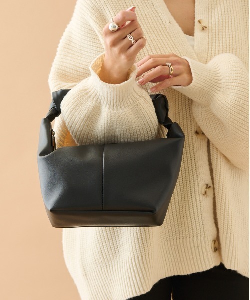 Shelly island（シェリーアイランド）の「コンパクトタイハンドBAG（ハンドバッグ・レディース・ブラック/パープル/ピンク/グリーン・FREE）」の2枚目の写真