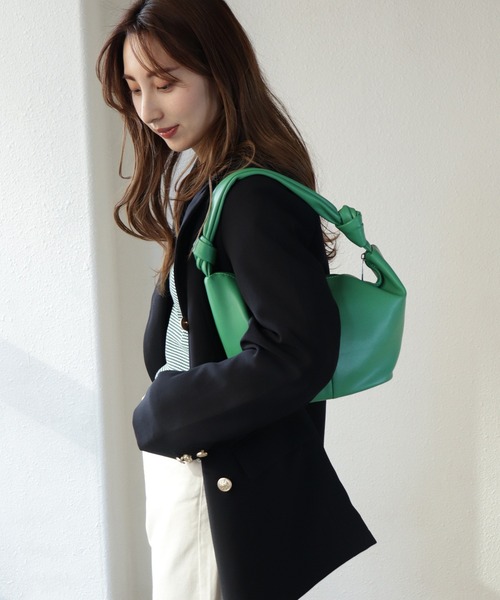 Shelly island（シェリーアイランド）の「コンパクトタイハンドBAG（ハンドバッグ・レディース・ブラック/パープル/ピンク/グリーン・FREE）」の6枚目の写真