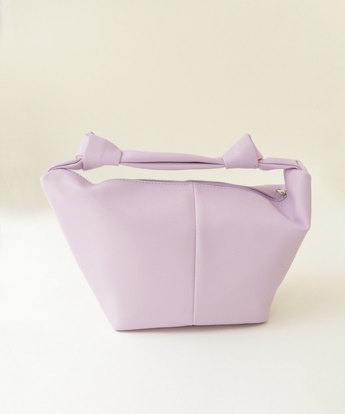 Shelly island（シェリーアイランド）の「コンパクトタイハンドBAG（ハンドバッグ・レディース・ブラック/パープル/ピンク/グリーン・FREE）」の7枚目の写真