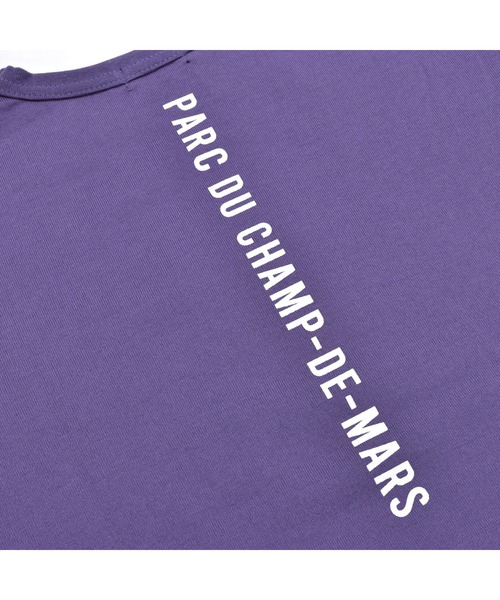 BeBe（ベベ）の「BeBe/モノクロ フォト プリント ビッグ Tシャツ (90~150cm)（Tシャツ/カットソー・キッズ・グレー/パープル・150/120/90/140/100/130/110）」の6枚目の写真