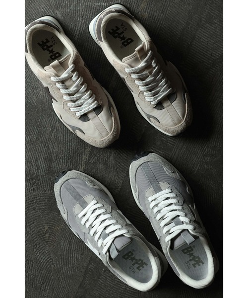 A BATHING APE（アベイシングエイプ）の「ROAD STA EXPRESS #1 M（スニーカー・メンズ・ブラウン/グレー・120/80/130/70/100/110/85/90/95）」の5枚目の写真