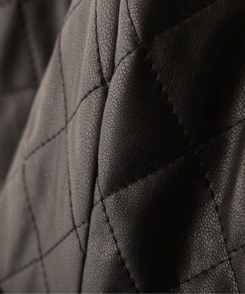 PROPORTION BODY DRESSING（プロポーションボディドレッシング）の「合皮キルトジャケット / 1212250900（ノーカラージャケット・レディース・ブラック系その他/ブラック・MEDIUM/SMALL）」の13枚目の写真