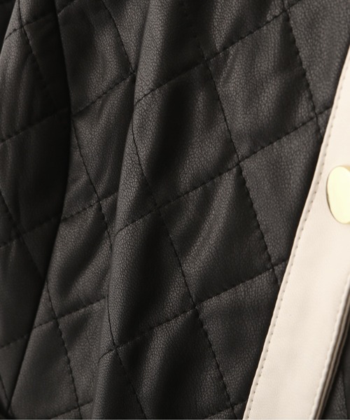 PROPORTION BODY DRESSING（プロポーションボディドレッシング）の「合皮キルトジャケット / 1212250900（ノーカラージャケット・レディース・ブラック系その他/ブラック・MEDIUM/SMALL）」の15枚目の写真