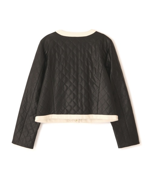 プロポーションボディドレッシング☆フェイクレザーキルティングジャケット PROPORTION BODY DRESSING(プロポーションボディドレッシング
