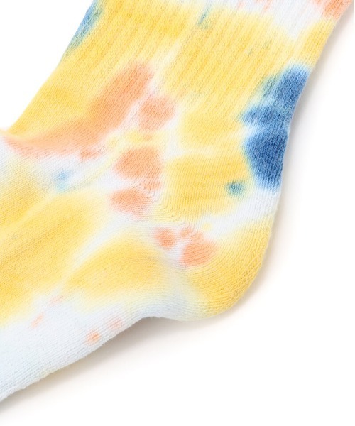 CHUMS（チャムス）の「【CHUMS】Tie-Dye Bulky Socks（ソックス/靴下・メンズ・レインボー/ネイビー系/ブルー系・SMALL/MEDIUM）」の9枚目の写真
