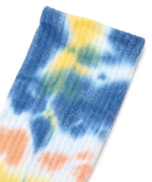 CHUMS（チャムス）の「【CHUMS】Tie-Dye Bulky Socks（ソックス/靴下・メンズ・レインボー/ネイビー系/ブルー系・SMALL/MEDIUM）」の8枚目の写真