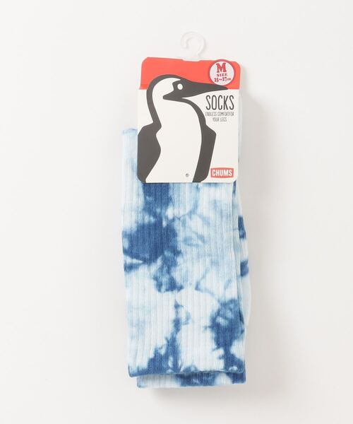 CHUMS（チャムス）の「【CHUMS】Tie-Dye Bulky Socks（ソックス/靴下・メンズ・レインボー/ネイビー系/ブルー系・SMALL/MEDIUM）」の11枚目の写真