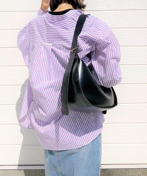 Q（キュー）の「バンドカラーエンブロイダリーシャツ（シャツ/ブラウス・レディース・ブルー系その他/ピンク系その他・MEDIUM）」の9枚目の写真