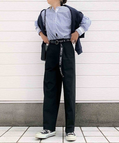 Q（キュー）の「バンドカラーエンブロイダリーシャツ（シャツ/ブラウス・レディース・ブルー系その他/ピンク系その他・MEDIUM）」の15枚目の写真