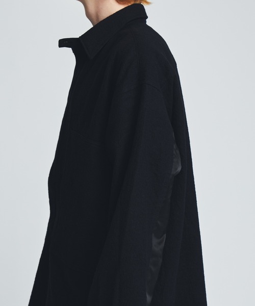 ANEI（アーネイ）の「DEEP V P.O. SHIRT W/C / AN0222_S1104（シャツ/ブラウス・メンズ・ブラック・2/3）」の5枚目の写真