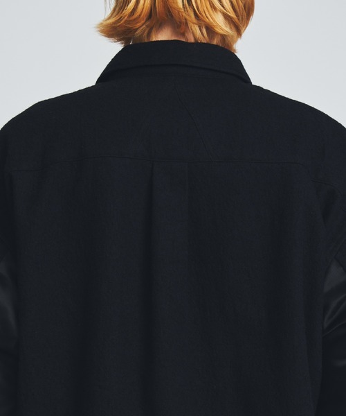 ANEI（アーネイ）の「DEEP V P.O. SHIRT W/C / AN0222_S1104（シャツ/ブラウス・メンズ・ブラック・2/3）」の9枚目の写真