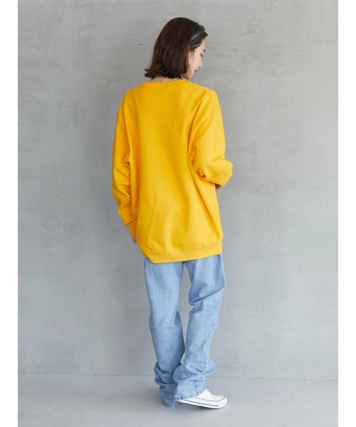 Green　Parks（グリーンパークス）の「【UNISEX】■STRANGER THINGS ELEVEN（スウェット・レディース・イエロー・FREE）」の8枚目の写真