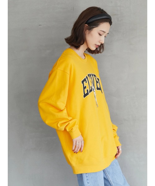 Green　Parks（グリーンパークス）の「【UNISEX】■STRANGER THINGS ELEVEN（スウェット・レディース・イエロー・FREE）」の10枚目の写真