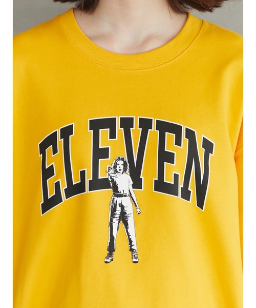 Green　Parks（グリーンパークス）の「【UNISEX】■STRANGER THINGS ELEVEN（スウェット・レディース・イエロー・FREE）」の12枚目の写真