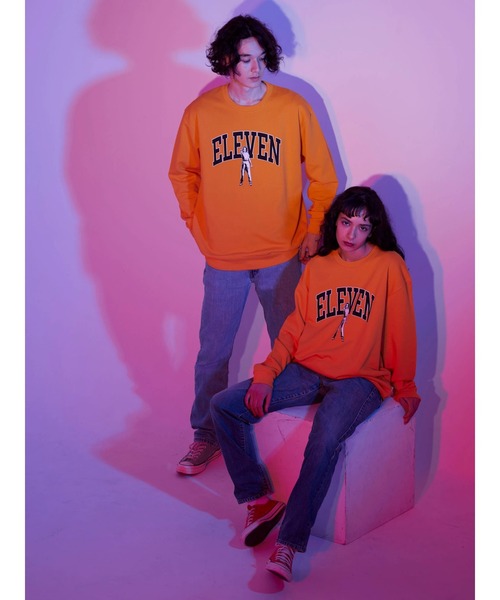 Green　Parks（グリーンパークス）の「【UNISEX】■STRANGER THINGS ELEVEN（スウェット・レディース・イエロー・FREE）」の5枚目の写真