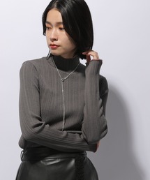 HARE | ランダムリブハイネックニットトップス(HARE)(ニット/セーター)