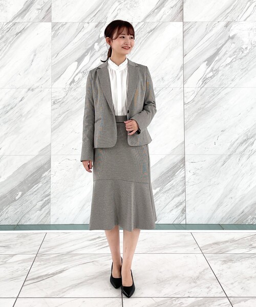 index（インデックス）の「◆コットンブロード スタンドフリルブラウス【WEB限定サイズ】（シャツ/ブラウス・レディース・ネイビー/ホワイト系/ホワイト系その他3/ネイビー系5・40/38/36/42）」の22枚目の写真