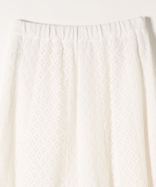 SHIPS any（シップス エニィ）の「SHIPS any: パネル レース スカート◇（スカート・レディース・ホワイト/ブルー・ONE SIZE）」の6枚目の写真
