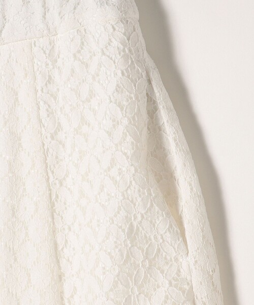 SHIPS any（シップス エニィ）の「SHIPS any: パネル レース スカート◇（スカート・レディース・ホワイト/ブルー・ONE SIZE）」の7枚目の写真