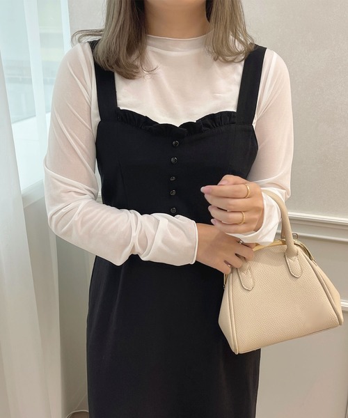 apres jour マーメイドキャミワンピース ブラウン apres jour ワンピース 「紐取り外し可能」マーメイドキャミ