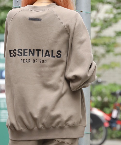 セール】FOG ESSENTIALS/エッセンシャルズ BACK LOGO CREW SWEAT