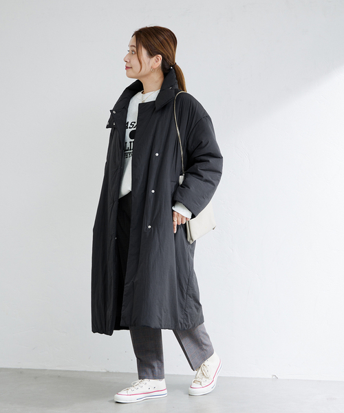 【良品】Harris Tweed × JOURNAL STANDARD コート黒 htct01-1_8786303d-1d49-4bd6-