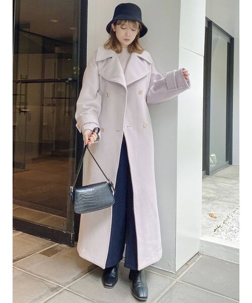 dazzlin(ダズリン)の「ラップデザインワイドパンツ(その他パンツ・レディース・イエロー/ネイビー/ベージュ・SMALL/MEDIUM)」の9枚目の写真