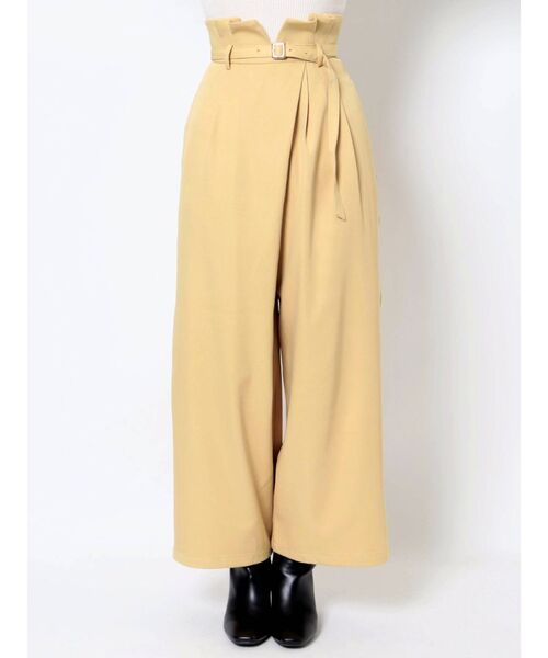 dazzlin(ダズリン)の「ラップデザインワイドパンツ(その他パンツ・レディース・イエロー/ネイビー/ベージュ・SMALL/MEDIUM)」の20枚目の写真