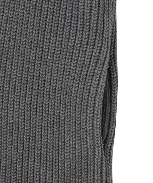 ETRETOKYO ケーブルカラーロングガウン　アウター　　カーディガン ETRE TOKYO（エトレトウキョウ）の「ケーブルカラーロングガウン