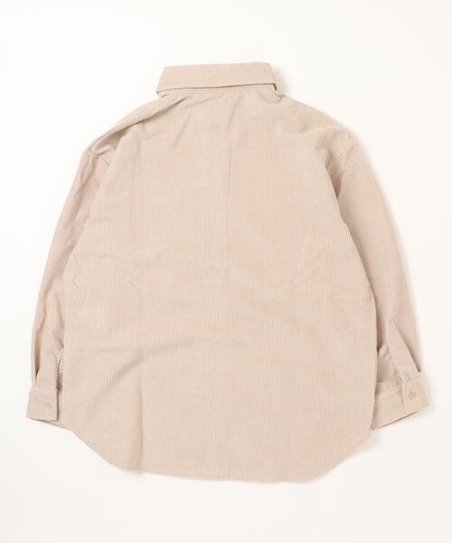 anap mimpi(アナップミンピ)の「コーデュロイ刺繍ビックシャツ【セットアップ着用可】(シャツ/ブラウス・レディース・イエロー/ベージュ/ネイビー・FREE)」の14枚目の写真