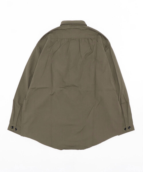 MONITALY(モニタリー)の「MONITALY | バンクロスワークシャツ MEN(シャツ/ブラウス・メンズ・カーキ/オリーブ・LARGE/MEDIUM)」の3枚目の写真