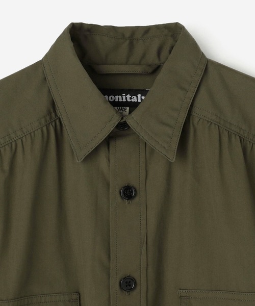 MONITALY(モニタリー)の「MONITALY | バンクロスワークシャツ MEN(シャツ/ブラウス・メンズ・カーキ/オリーブ・LARGE/MEDIUM)」の10枚目の写真