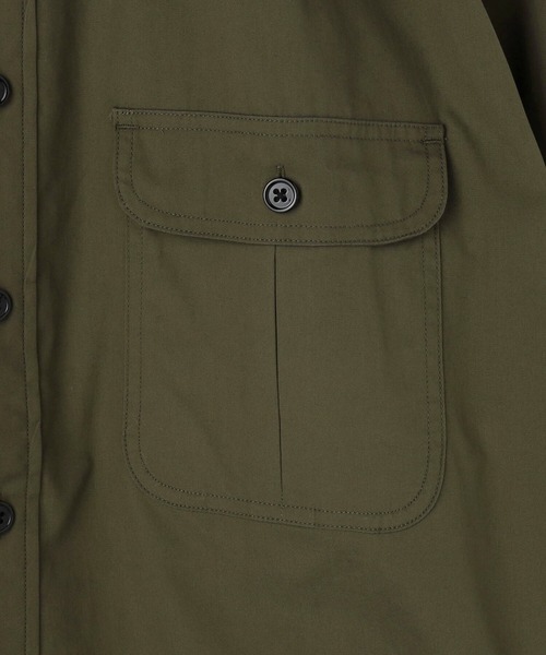 MONITALY(モニタリー)の「MONITALY | バンクロスワークシャツ MEN(シャツ/ブラウス・メンズ・カーキ/オリーブ・LARGE/MEDIUM)」の13枚目の写真