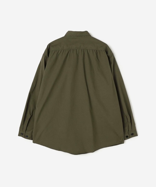 MONITALY(モニタリー)の「MONITALY | バンクロスワークシャツ MEN(シャツ/ブラウス・メンズ・カーキ/オリーブ・LARGE/MEDIUM)」の9枚目の写真