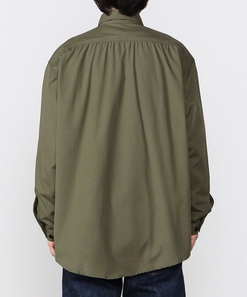 MONITALY(モニタリー)の「MONITALY | バンクロスワークシャツ MEN(シャツ/ブラウス・メンズ・カーキ/オリーブ・LARGE/MEDIUM)」の7枚目の写真