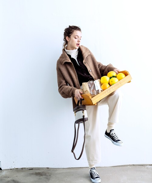 THE SHOP TK （ザ ショップ ティーケー ）の「◆【ショルダー付2WAY】バニティバッグ/ワンハンドルバッグ（ショルダーバッグ・レディース・ブラック/ブラウン系・00）」の10枚目の写真