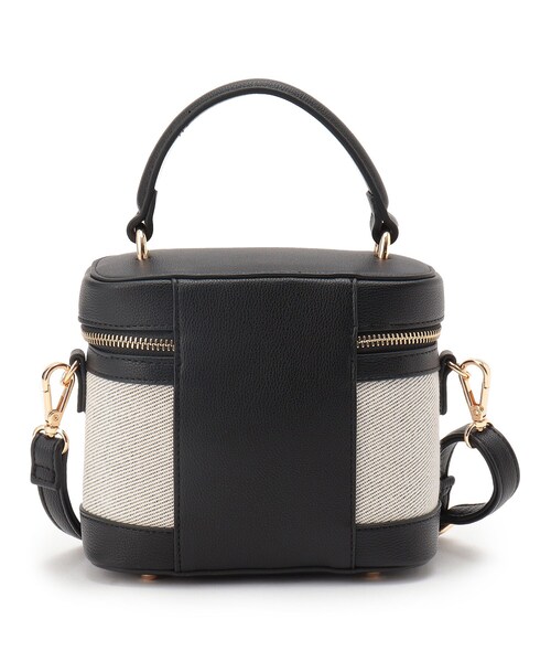 THE SHOP TK （ザ ショップ ティーケー ）の「◆【ショルダー付2WAY】バニティバッグ/ワンハンドルバッグ（ショルダーバッグ・レディース・ブラック/ブラウン系・00）」の12枚目の写真
