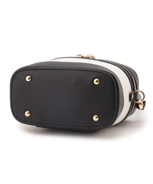 THE SHOP TK （ザ ショップ ティーケー ）の「◆【ショルダー付2WAY】バニティバッグ/ワンハンドルバッグ（ショルダーバッグ・レディース・ブラック/ブラウン系・00）」の17枚目の写真