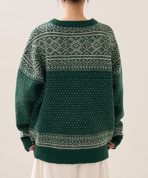 vintage チロリアン ニット カーディガン グリーン 緑 VINTAGE - vintage チロリアン ニット カーディガン グリーンGEIGER 緑